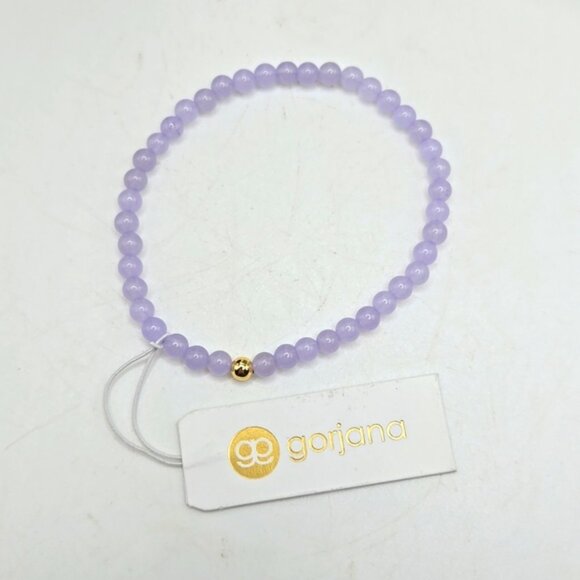Gorjana Lavender Jade & Gold Carter Bracelet - Picture 3 of 4